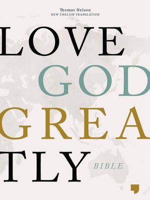 cover image of NET, Love God Greatly Bible